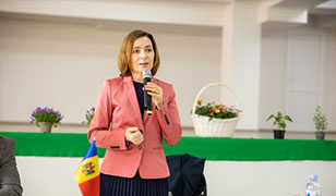 Maia Sandu: Maia Sandu: A Moldávia quer ser membro da União Europeia sem a Transnístria